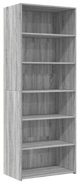 VidaXL szürke sonoma színű szerelt fa magasszekrény 70 x 41 x 185 cm