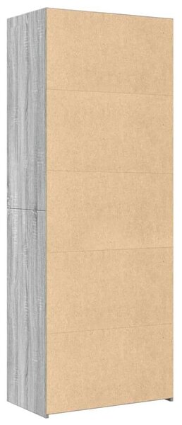 VidaXL szürke sonoma színű szerelt fa magasszekrény 70 x 41 x 185 cm