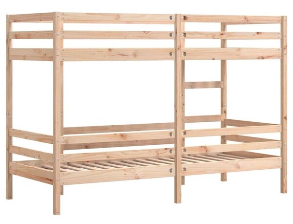 VidaXL tömör fenyőfa emeletes ágy 80x200 cm