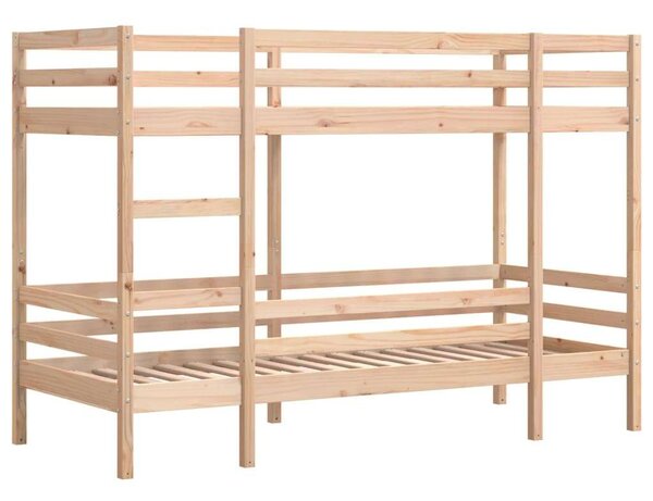VidaXL tömör fenyőfa emeletes ágy 80x200 cm