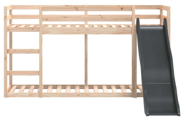 VidaXL Emeletes Ágy Csúszdával - Fenyőfa - 80x200 cm