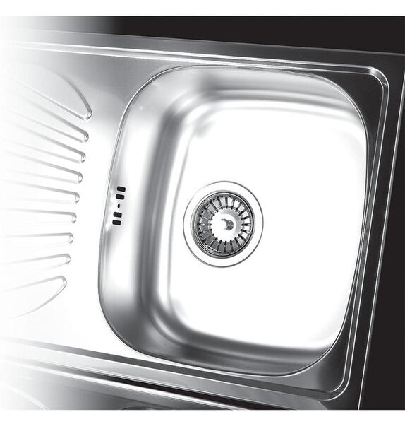 Luna Flex 1D 90 Csepegtetőtálcás Inox Mosogató