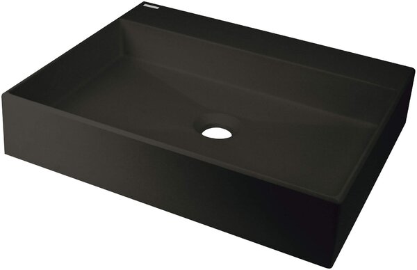 Deante Correo, gránit munkalap mosogató 500x400x125 mm, fekete matt, DEA-CQR_NU5S