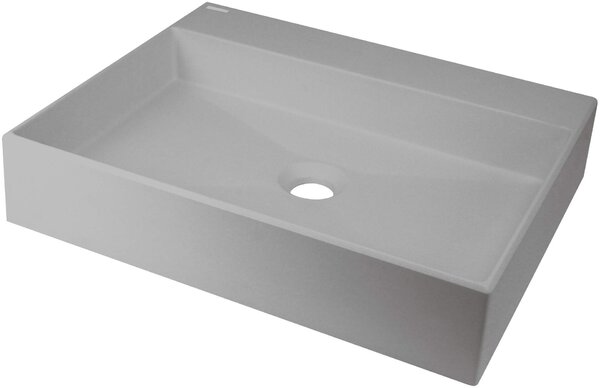 Deante Correo, gránit munkalap mosogató 500x400x125 mm, szürke metál, DEA-CQR_SU5S