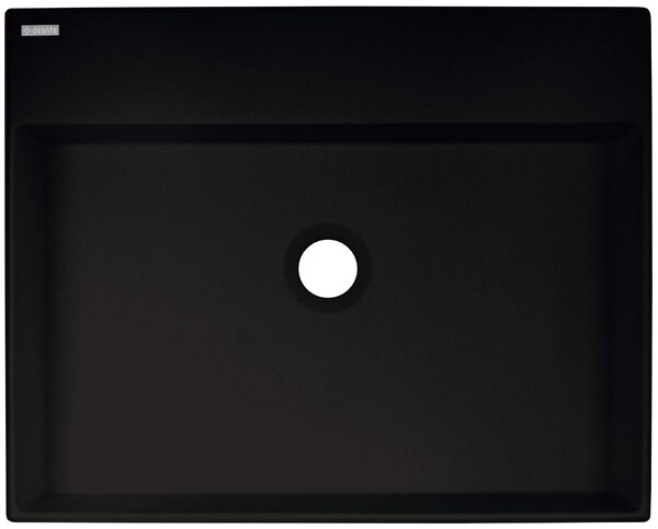 Deante Correo, gránit munkalap mosogató 500x400x125 mm, fekete matt, DEA-CQR_NU5S