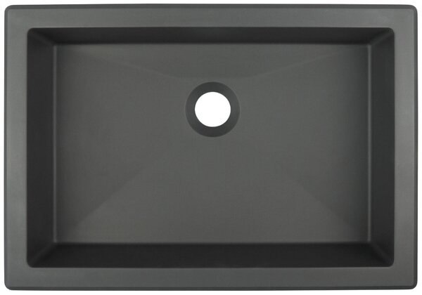 Deante Correo, gránit mosogató 500x350x140 mm, antracit metál, DEA-CQR_TU5U