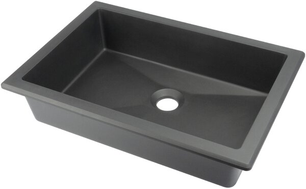 Deante Correo, gránit mosogató 500x350x140 mm, antracit metál, DEA-CQR_TU5U