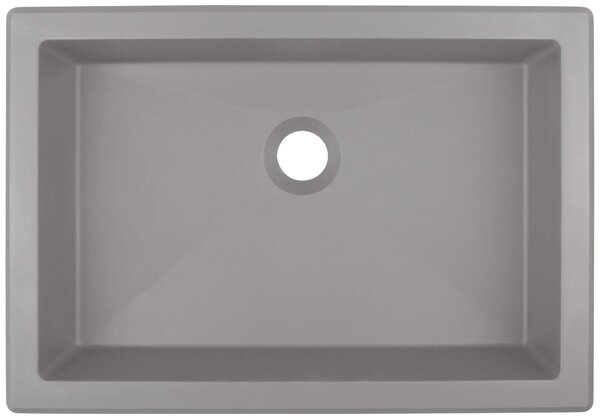 Deante Correo, gránit mosogató 500x350x140 mm, szürke metál, DEA-CQR_SU5U