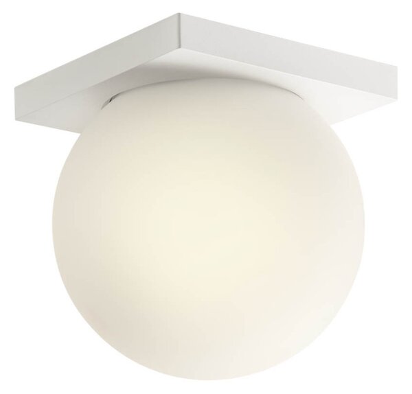 Opale mennyezeti LED-lámpa – Ø135 mm, homokfehér, 2700K meleg fény, IP-védett