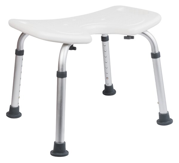 BISK Erga Handicap PRO, téglalap alakú zuhanyszék 485x465x535 mm, fehér, ERG-07640