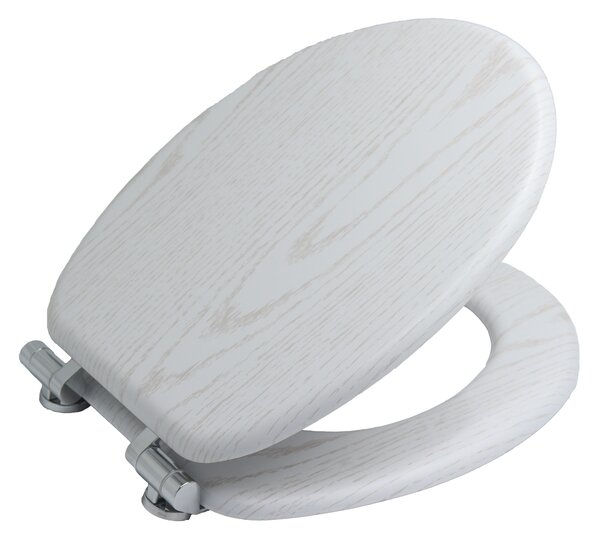 BISK Erga, WC WC ülőke MDF-ből, lassan záródó, fehér, ERG-08222