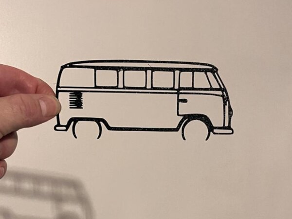 VW T2 faldekoráció