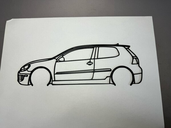 VW Golf 5 faldekoráció