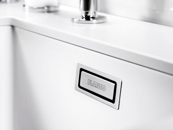 Blanco Subline 400-U, szilgránit mosogató munkalap alatt 400x400x190 mm, 1 kamrás, fekete, BLA-525990
