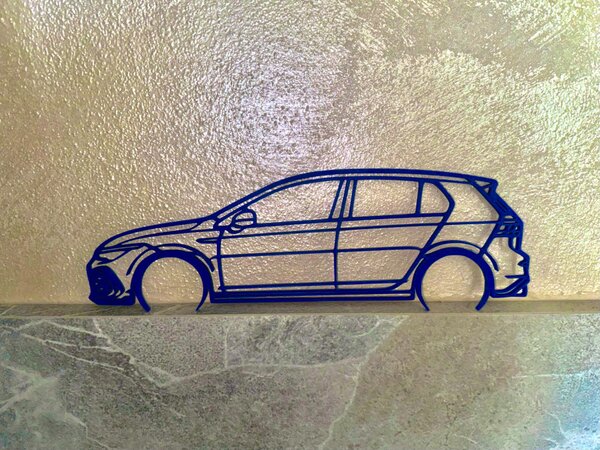VW Golf 8 faldekoráció