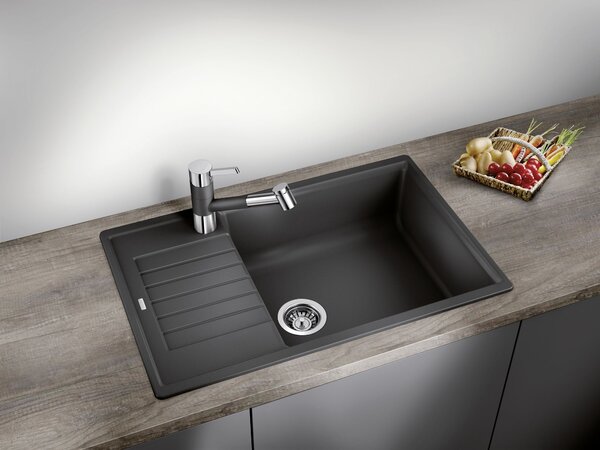 Blanco Zia XL 6 S Kompakt, szilgránit mosogató 780x500x190 mm, 1 kamrás, fehér, BLA-523277