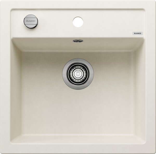 Blanco Dalago 5, szilgránit mosogató 515x510x190 mm, 1 kamrás, fehér puha, BLA-527061
