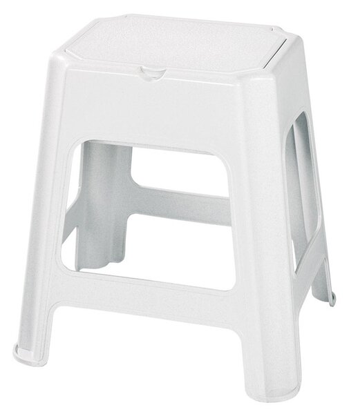 BISK Erga kiegészítők, fürdőszoba szék tárolóhellyel 420x365x425 mm, fehér, ERG-90902