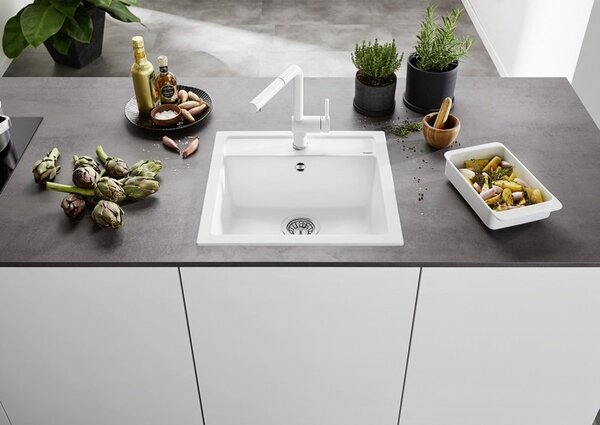 Blanco Dalago 5, szilgránit mosogató 515x510x190 mm, 1 kamrás, antracit, BLA-518521