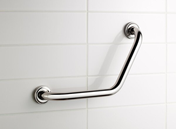 BISK Erga HANDICAP "PRO", ívelt fogantyú 220x220 mm, 25mm, króm, ERG-04777