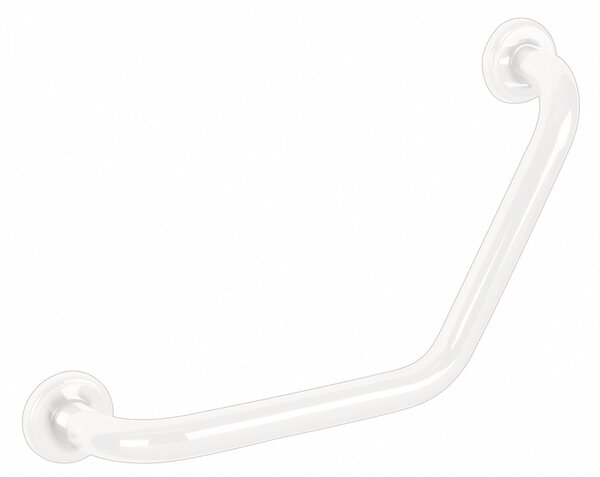 BISK Erga Niagara, ívelt rozsdamentes fogantyú 440 mm, fehér, ERG-04791