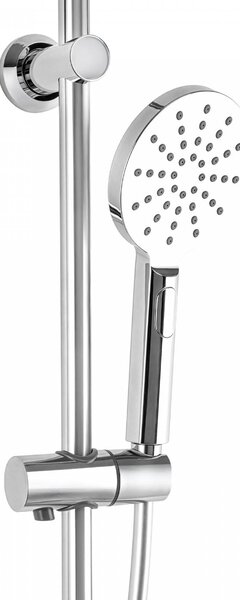 Erga Dubai, zuhanyszett termosztátos keverőcsappal és 30 cm-es fejzuhannyal, króm, ERG-YKA-BP.DUBAJ-THERM-30-CHR