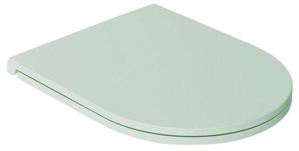 Sapho, INFINITY WC-ülés SLIM, Easy Take, Soft Close, világoszöld matt, 40KF0542I-S