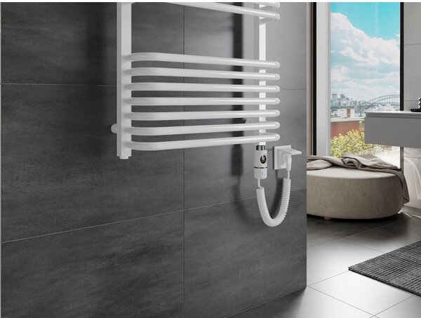 Mexen Apollo, elektromos fűtőelem 1210x650 mm + fűtőrúd 900W, fehér, W117-1210-650-2900-20
