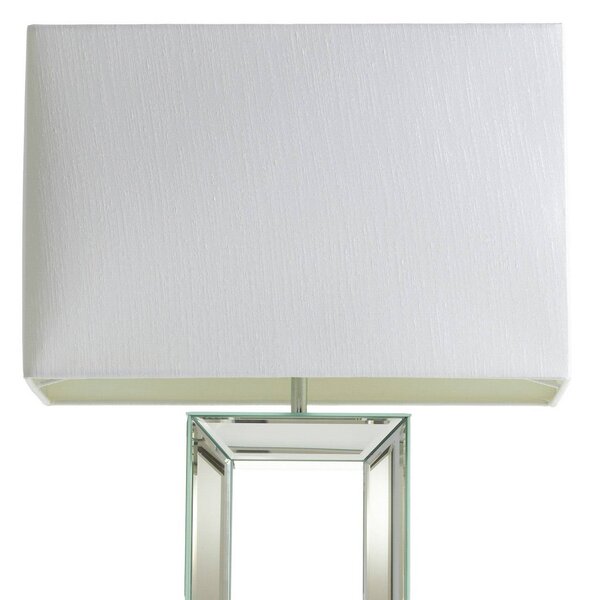 Searchlight Asztali lámpa Reflections 58 cm, Tiszta / átlátszó, Nappali / Étkező, Üveg, Modern
