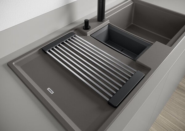 Blanco Adira 6 S, szilgránit mosogató 1000x500x200 mm, 1,5-kamrás, tartufo, BLA-527607