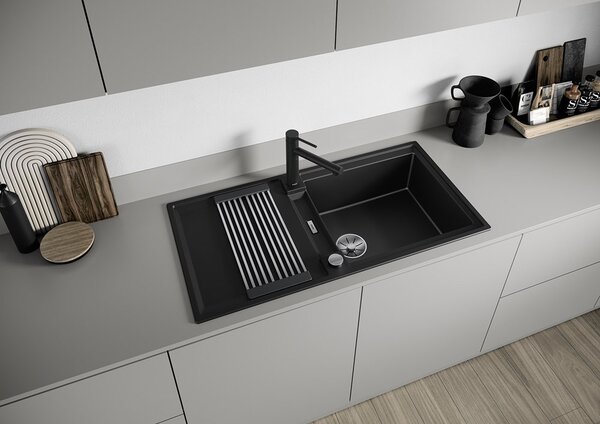 Blanco Adira XL 6 S, szilgránit mosogató 1000x500x200 mm, 1 kamrás, tartufo, BLA-527623