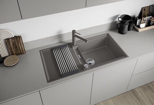 Blanco Adira XL 6 S, szilgránit mosogató 1000x500x200 mm, 1 kamrás, tartufo, BLA-527623