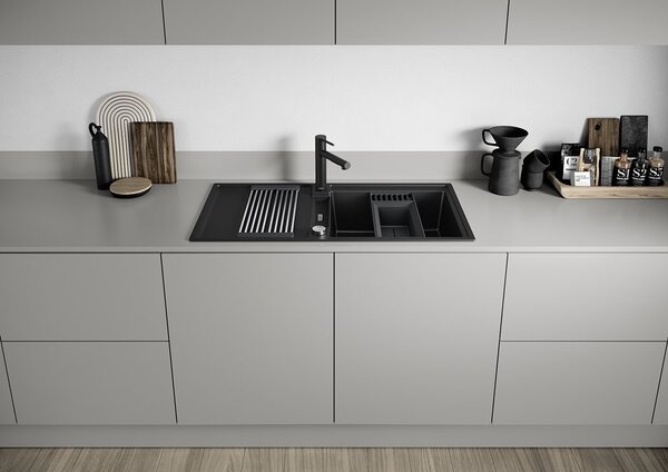 Blanco Adira XL 6 S, szilgránit mosogató 1000x500x200 mm, 1 kamrás, tartufo, BLA-527623