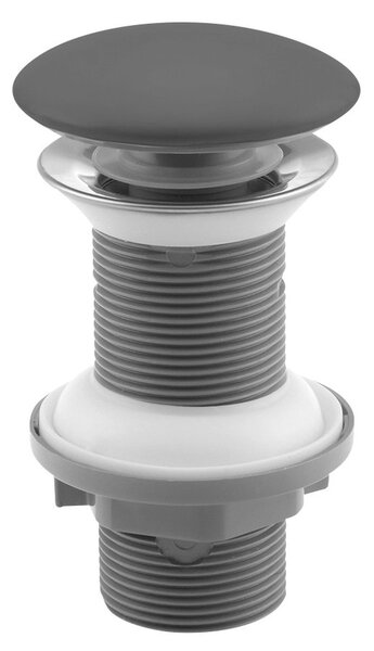 Isvea Isvea, Mosogató kimenet 5/4" click-clack, kerámia kupak, vastagság 20-70 mm, antracit, 38TP0162I