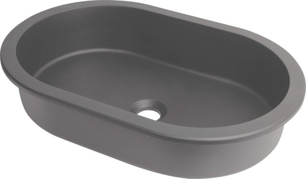 Deante Silia, gránit mosogató a tányérra/ alá beépíthető 588x390x145 mm, antracit metál, DEA-CQS_TU6U