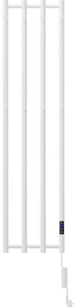 Mexen Pino, elektromos fűtőelem törülközőtartóval 1405x347 mm, 250 W, fehér, W301-1405-347-00-20