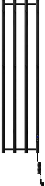 Mexen Pino, elektromos fűtőelem törülközőtartóval 1405x347 mm, 250 W, fekete, W301-1405-347-00-70