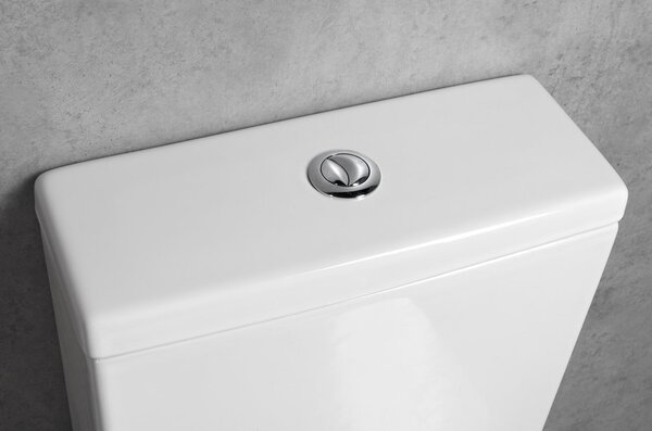 Bruckner Bruckner, DARIO RIMLESS WC kombi csésze tartállyal, alsó/hátsó hulladék, fehér, 201.437.4