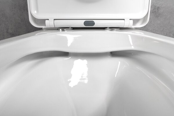Bruckner Bruckner, DARIO RIMLESS WC kombi csésze tartállyal, alsó/hátsó hulladék, fehér, 201.437.4