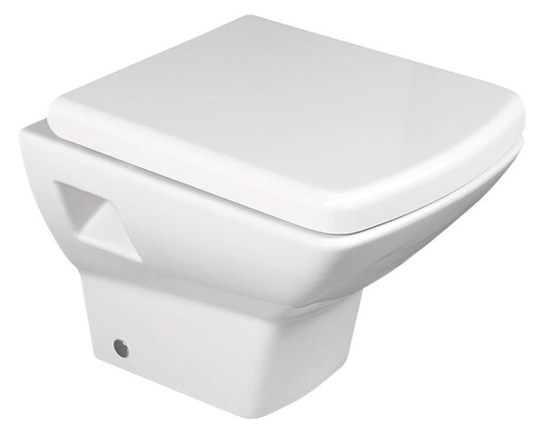 Isvea Isvea, SOLUZIONE WC-ülőke, Soft Close, fehér (Purity), 40S30700I