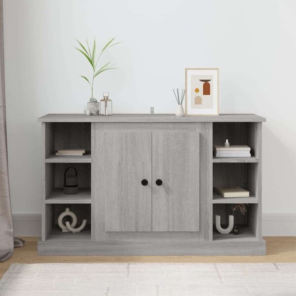 VidaXL szürke sonoma színű szerelt fa tálalószekrény 100x35,5x60 cm
