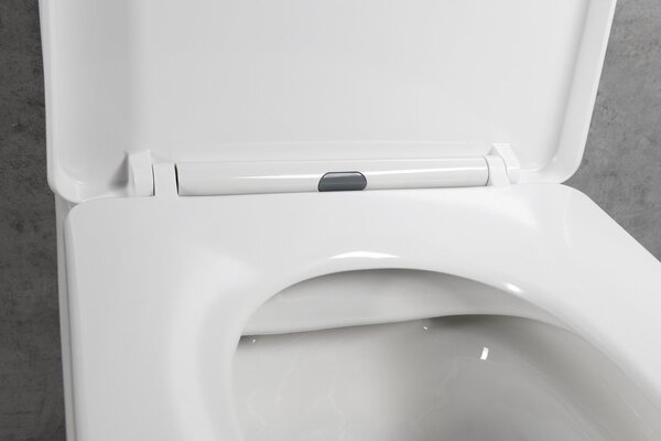 Bruckner Bruckner, LEON WC-ülőke, Slim, Soft Close, duroplast, fehér, 301.307.4