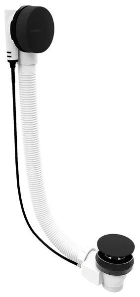 Polysan Polysan, Kád szett bowdennel, hossza 1200 mm, dugó 72 mm, matt fekete, 71856.21