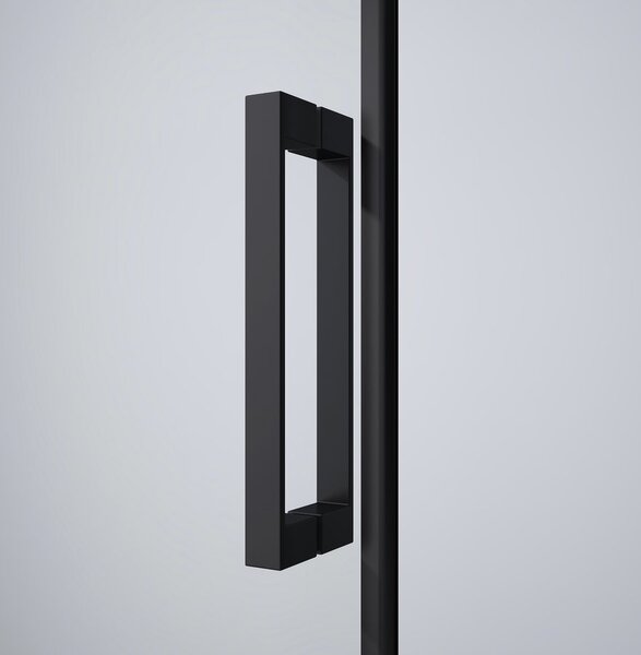 Gelco Gelco, DRAGON BLACK négyzet alakú zuhanyparaván 800x800mm, sarokbemenet, GD4280B-01