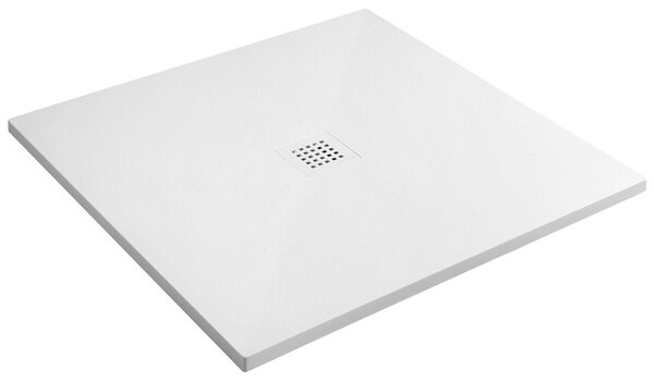 Polysan Polysan, TRENECA öntött márvány zuhanytálca állítható méretű 100x100cm, fehér matt, 84301.11