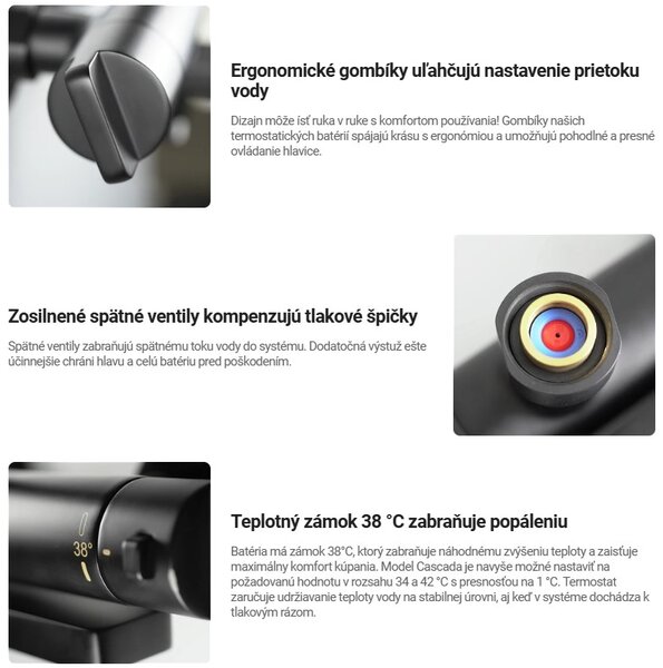 Deante Cascada, falra szerelhető fürdőcsaptelep forgatható kifolyóval, acél, DEA-BCH_F1BT