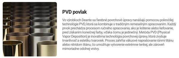 Deante Eridan, magas mosogató csaptelep kihúzható kifolyóval szűrt vízhez h-333, bronz, DEA-BRE_C75M