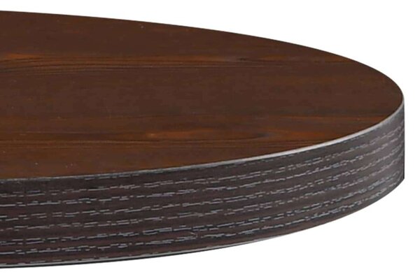VidaXL sötétbarna MDF bisztróasztal 50 cm