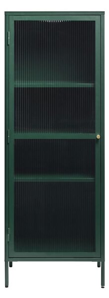 Bronco zöld fém tálalószekrény, magasság 160 cm - Unique Furniture