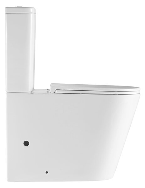 Mereo Mereo, WC kombi, emelt, vario hulladék, csuklyás, Smart Flush RIMLESS, kerámia, incl. ülések, MER-VSD92T1